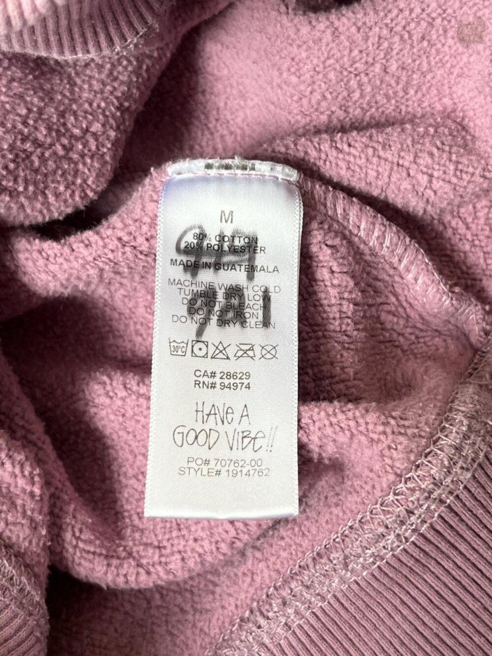 Stussy Basic Crewneck Sweatshirt M - Picture 5 of 6